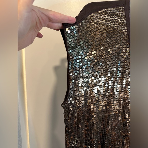 MICHAEL KORS Sequin Top size 1X - Picture 7 of 10